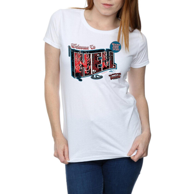 Li-cense Supernatural dames welkom in de hel katoenen t-shirt UTBI40609_white large