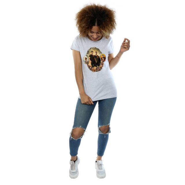 Li-cense Supernatural dames heiligdom katoenen t-shirt UTBI40543_sportsgrey large