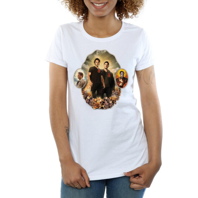 Li-cense Supernatural dames heiligdom katoenen t-shirt UTBI40543_white large