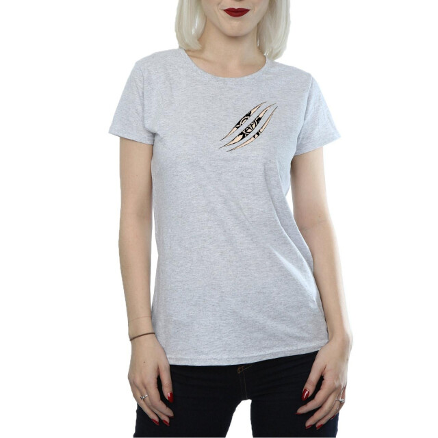 Li-cense Supernatural dames symbool kras katoenen t-shirt UTBI40542_sportsgrey large
