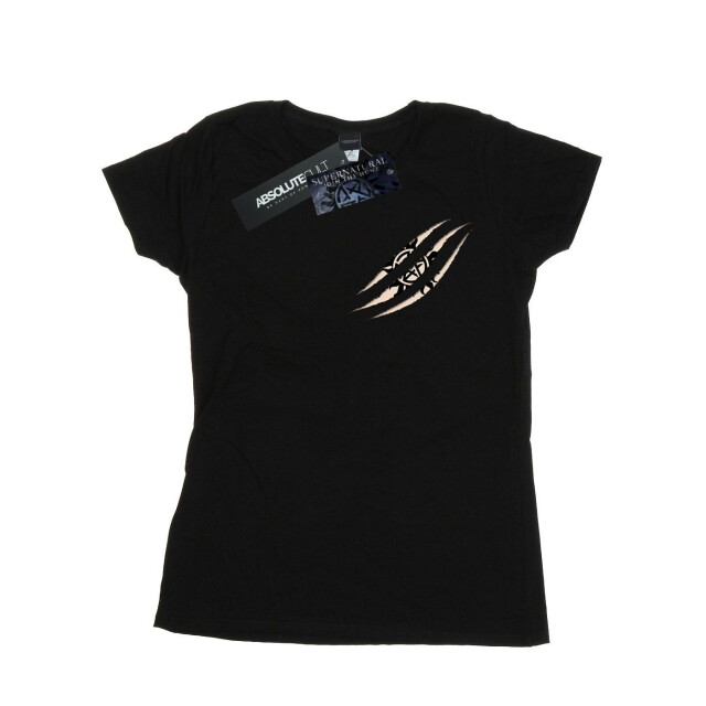Li-cense Supernatural dames symbool kras katoenen t-shirt UTBI40542_black large