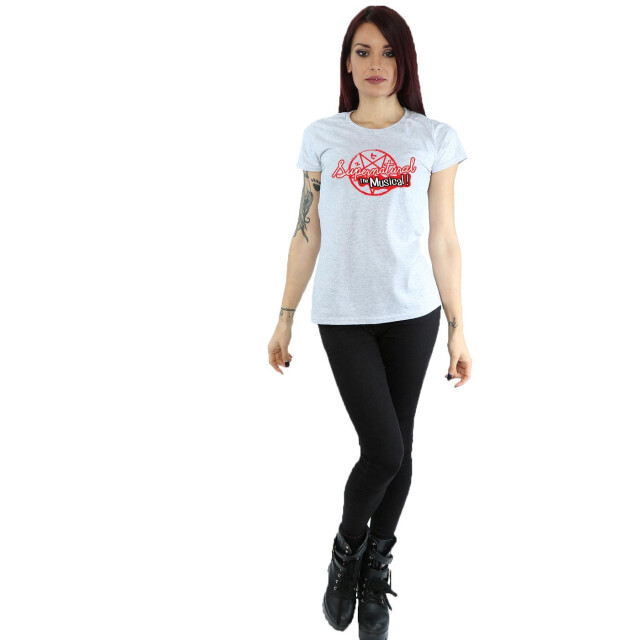 Li-cense Supernatural dames the musical katoenen t-shirt UTBI40562_sportsgrey large