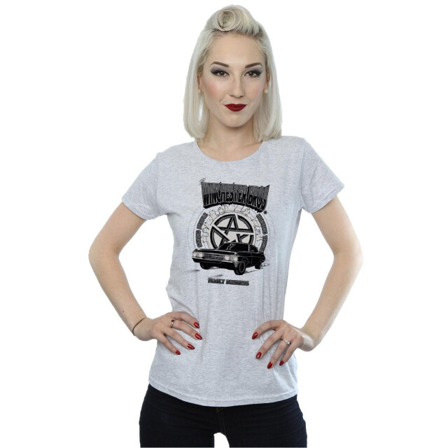 Li-cense Supernatural dames winchester bros katoenen t-shirt UTBI40499_sportsgrey large