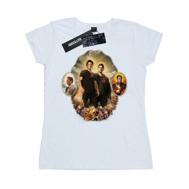 Li-cense Supernatural dames heiligdom katoenen t-shirt UTBI40543_white large
