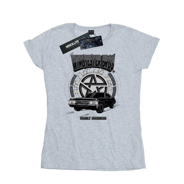 Li-cense Supernatural dames winchester bros katoenen t-shirt UTBI40499_sportsgrey large