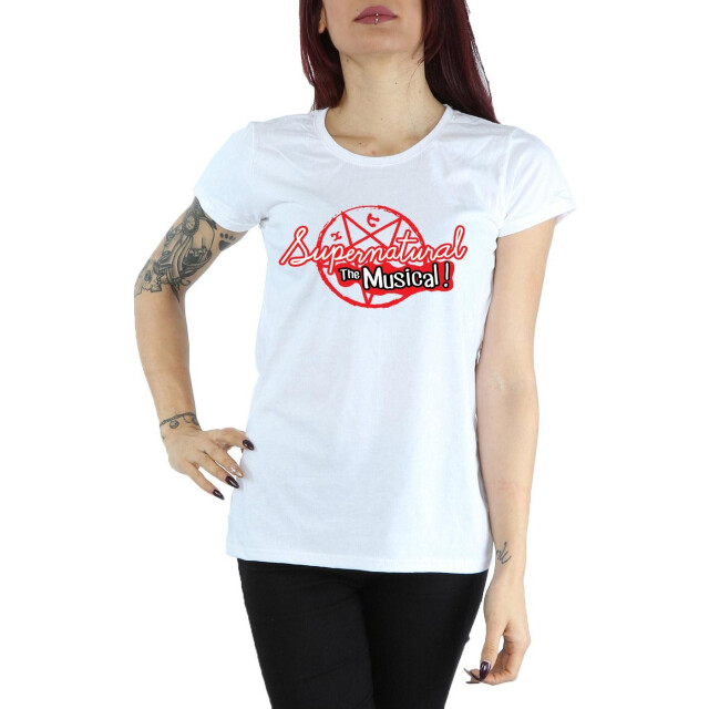 Li-cense Supernatural dames the musical katoenen t-shirt UTBI40562_white large