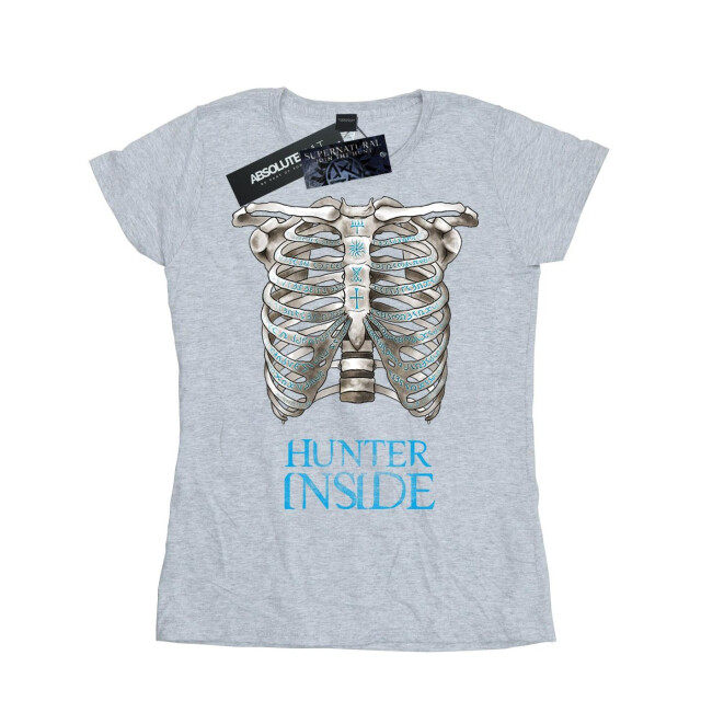 Li-cense Supernatural dames hunter inside katoenen t-shirt UTBI40590_sportsgrey large