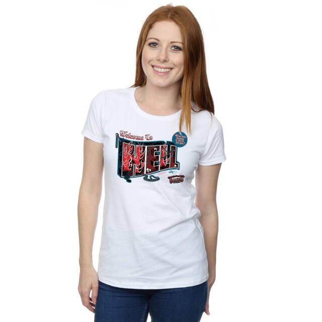 Li-cense Supernatural dames welkom in de hel katoenen t-shirt UTBI40609_white large