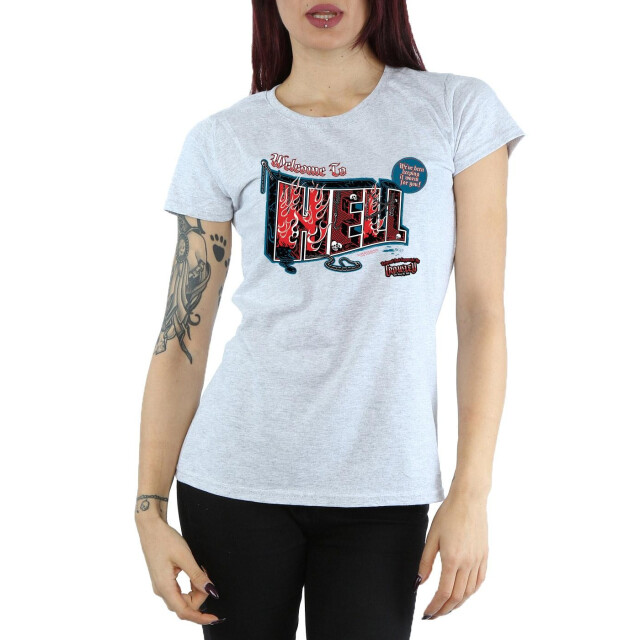 Li-cense Supernatural dames welkom in de hel katoenen t-shirt UTBI40609_sportsgrey large
