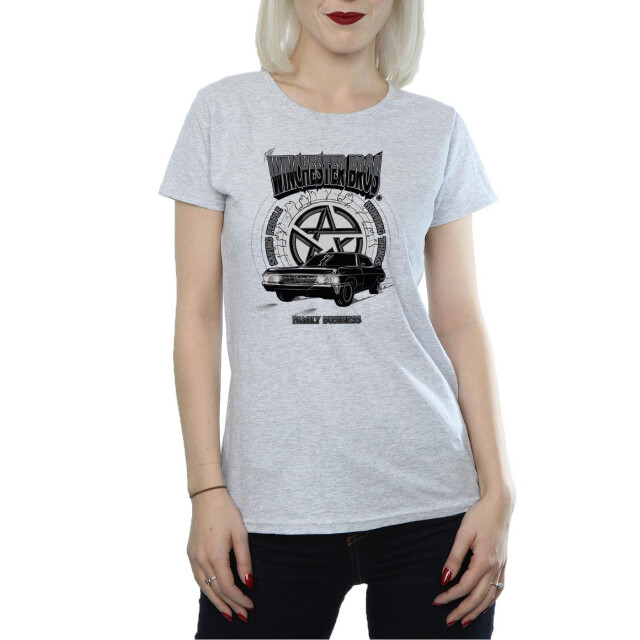 Li-cense Supernatural dames winchester bros katoenen t-shirt UTBI40499_sportsgrey large