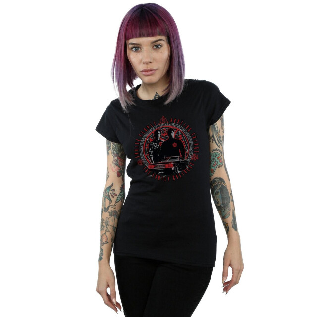 Li-cense Supernatural dames familiebedrijf katoenen t-shirt UTBI40520_black large