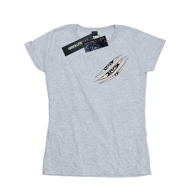 Li-cense Supernatural dames symbool kras katoenen t-shirt UTBI40542_sportsgrey large