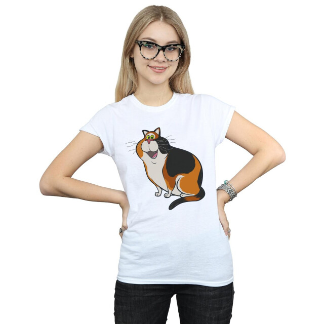 Li-cense Disney dames soul mr mittens katoenen t-shirt UTBI40496_white large