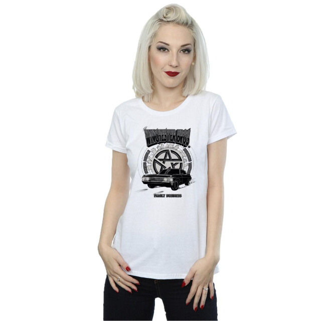 Li-cense Supernatural dames winchester bros katoenen t-shirt UTBI40499_white large