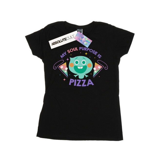 Li-cense Disney dames soul 22 soul purpose is pizza katoenen t-shirt UTBI40480_black large