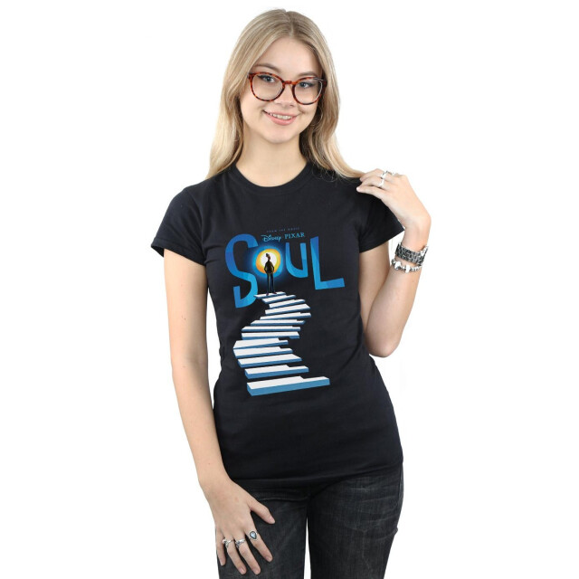 Li-cense Disney dames soul poster art katoenen t-shirt UTBI40442_black large