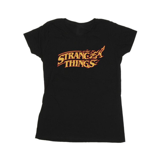 Li-cense Netflix dames stranger things logo breaking katoenen t-shirt UTBI40355_black large