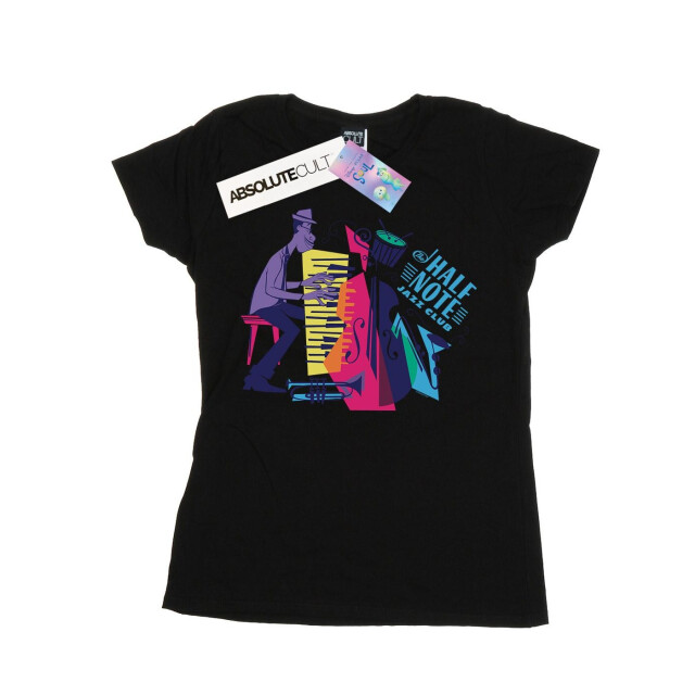 Li-cense Disney dames soul joe gardner jazz club katoenen t-shirt UTBI40462_black large