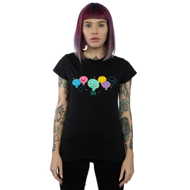 Li-cense Disney dames soul 22 meh katoenen t-shirt UTBI40461_black large