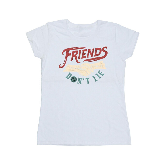 Li-cense Netflix dames stranger things friends don´t lie hands katoenen t-shirt UTBI40269_white large