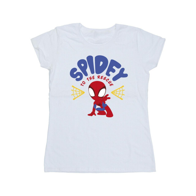 Li-cense Marvel dames spidey en zijn verbazingwekkende vrienden rescue katoenen t-shirt UTBI39912_white large