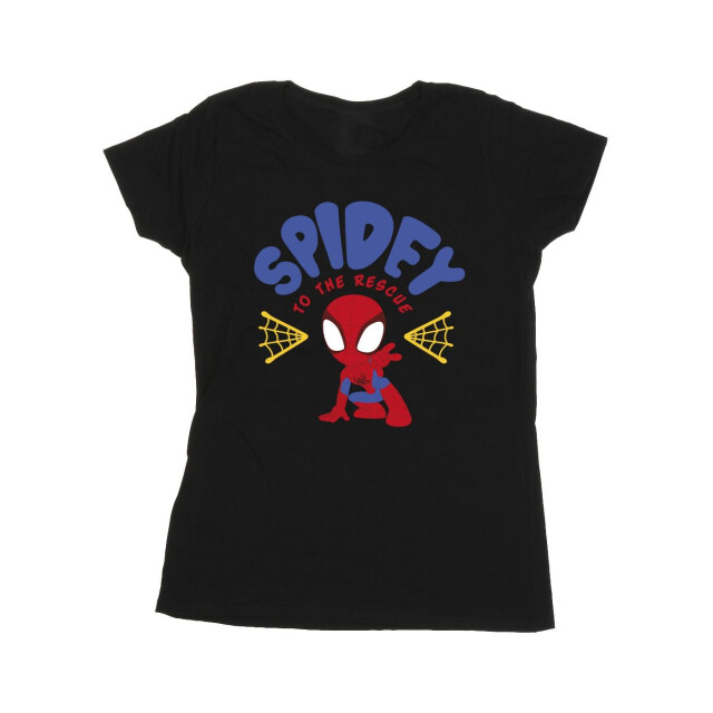 Li-cense Marvel dames spidey en zijn verbazingwekkende vrienden rescue katoenen t-shirt UTBI39912_black large