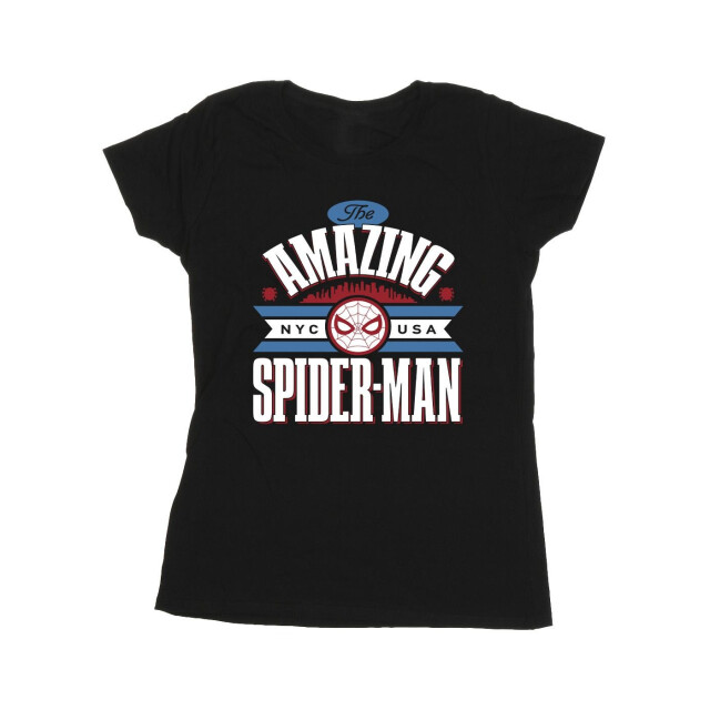 Li-cense Marvel dames spider-man nyc verbazingwekkend katoenen t-shirt UTBI39793_black large