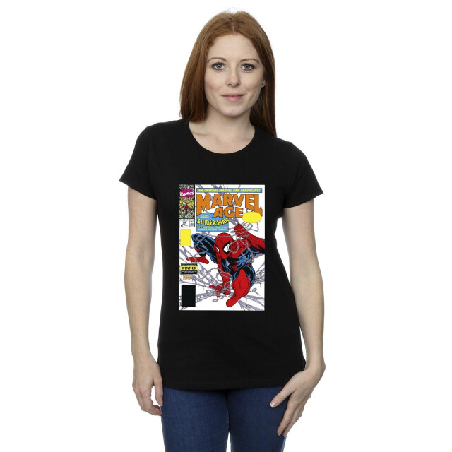 Li-cense Marvel dames spider-man age comic cover katoenen t-shirt UTBI39812_black large