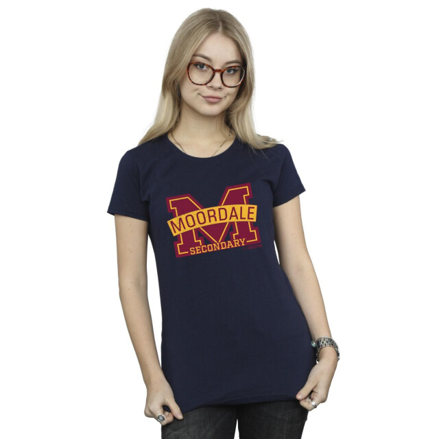Li-cense Netflix dames seksuele opvoeding moordale gekraakt m logo 2 katoenen t-shirt UTBI39033_navyblue large