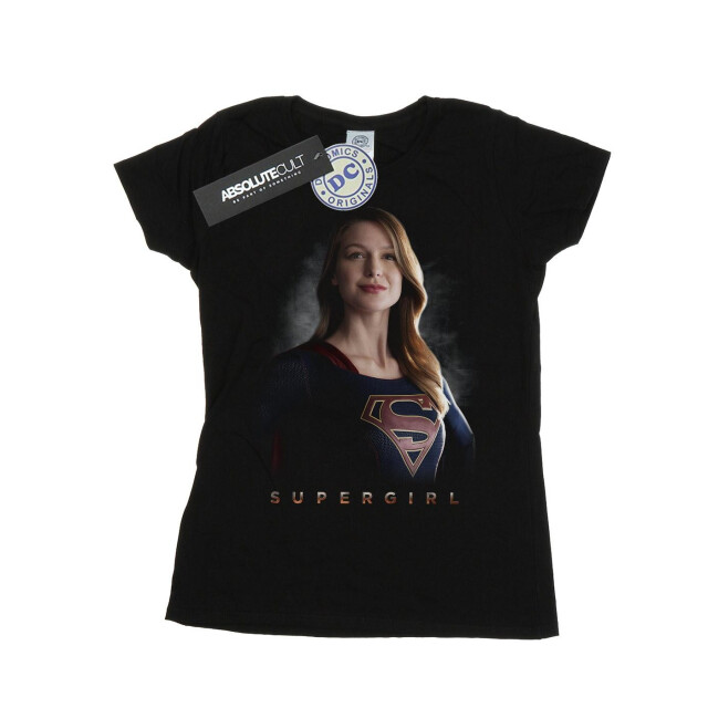 Li-cense Dc comics dames supergirl tv-serie kara pose katoenen t-shirt UTBI39159_black large