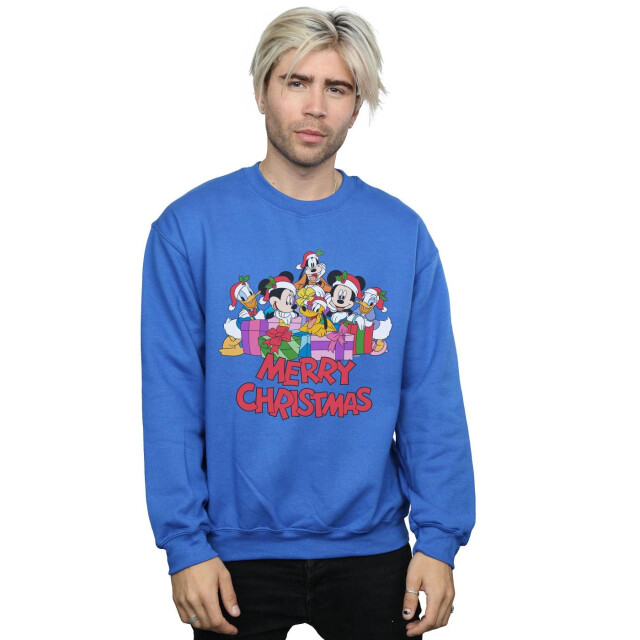 Li-cense Disney heren mickey mouse en vrienden kerstmis sweatshirt UTBI38823_royalblue large