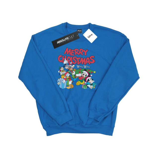 Li-cense Disney heren mickey and friends winter wishes sweatshirt UTBI38890_royalblue large