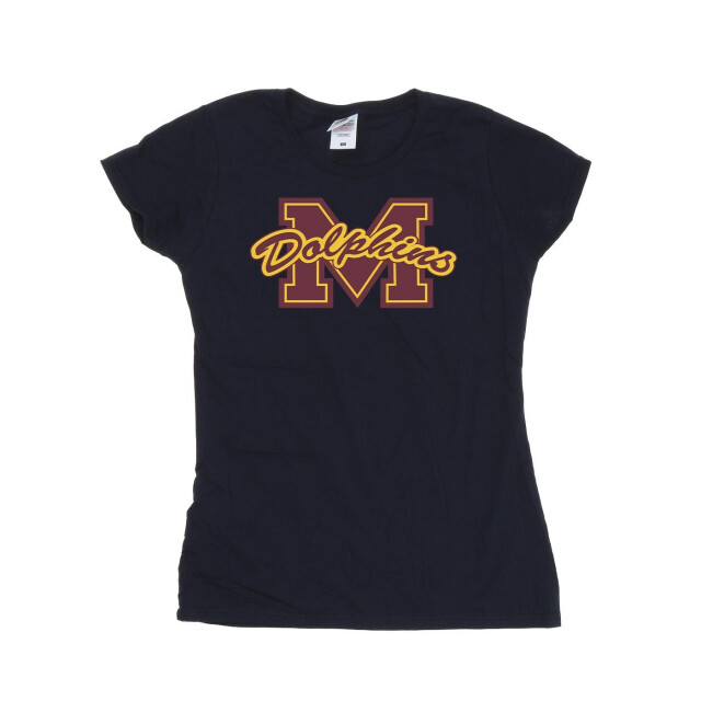 Li-cense Netflix dames seksuele opvoeding m dolfijnen katoenen t-shirt UTBI38942_navyblue large