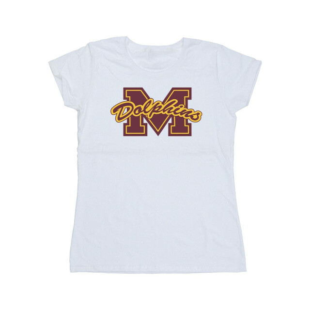 Li-cense Netflix dames seksuele opvoeding m dolfijnen katoenen t-shirt UTBI38942_white large