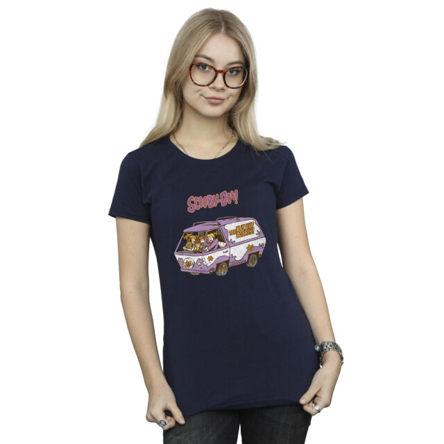 Li-cense Scooby doo dames mystery machine van katoenen t-shirt UTBI38762_navyblue large