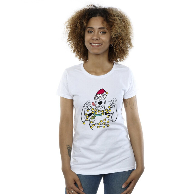 Li-cense Scooby doo dames kerstklokken katoenen t-shirt UTBI38764_white large