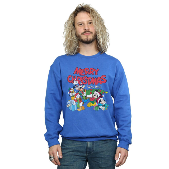 Li-cense Disney heren mickey and friends winter wishes sweatshirt UTBI38890_royalblue large