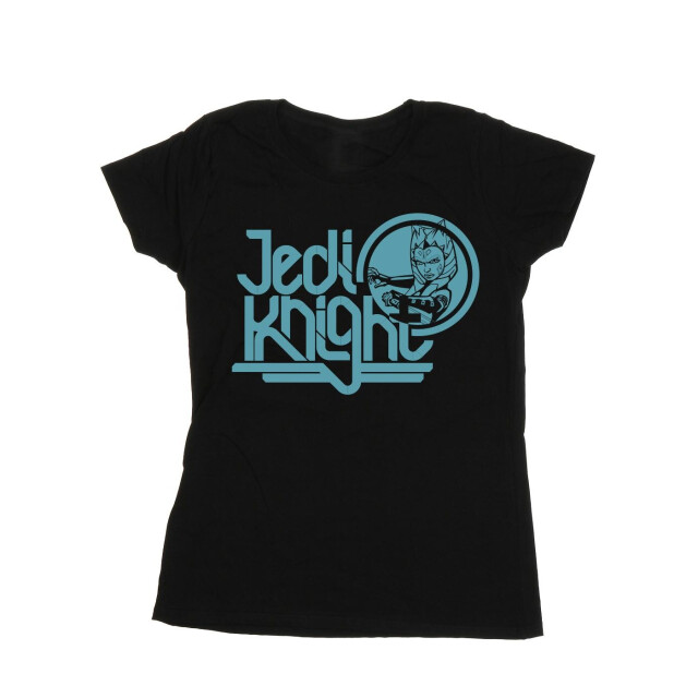 Li-cense Star wars dames clone wars jedi knight ahsoka katoenen t-shirt UTBI38800_black large