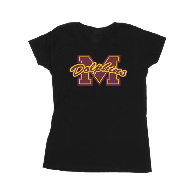 Li-cense Netflix dames seksuele opvoeding m dolfijnen katoenen t-shirt UTBI38942_black large