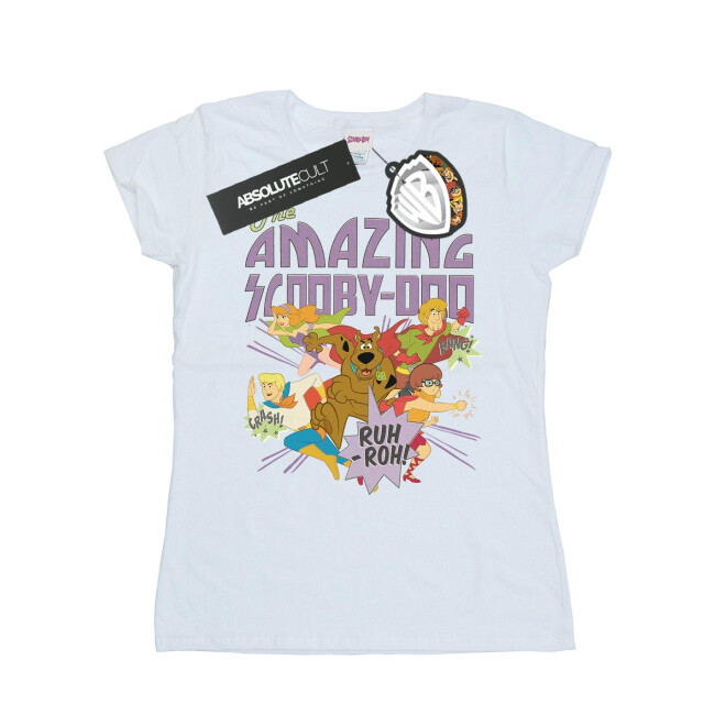 Li-cense Scooby doo dames the amazing scooby katoenen t-shirt UTBI38665_white large