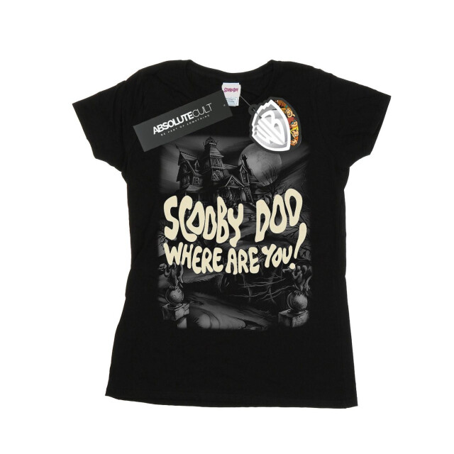 Li-cense Scooby doo dames eng kasteel katoenen t-shirt UTBI38666_black large