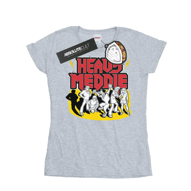 Li-cense Scooby doo dames zwaar meddle katoenen t-shirt UTBI38682_sportsgrey large