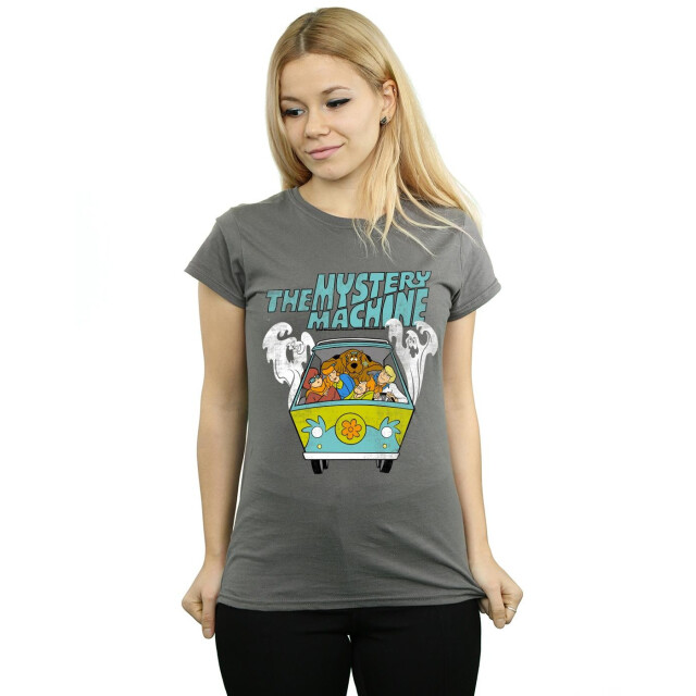 Li-cense Scooby doo dames mystery machine katoenen t-shirt UTBI38725_charcoal large