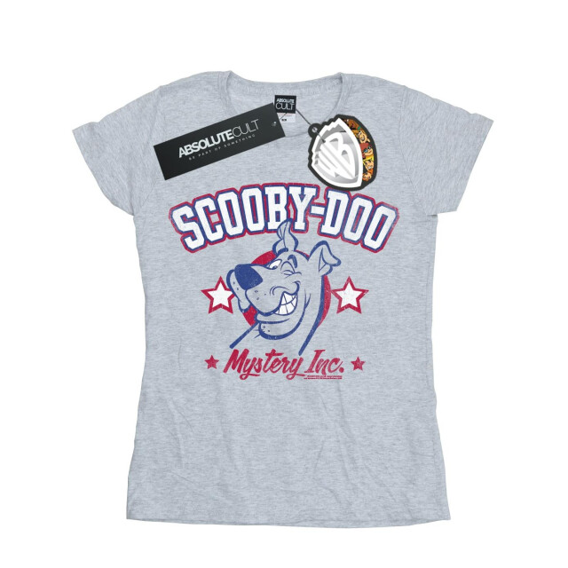 Li-cense Scooby doo dames collegiate mystery inc katoenen t-shirt UTBI38740_sportsgrey large