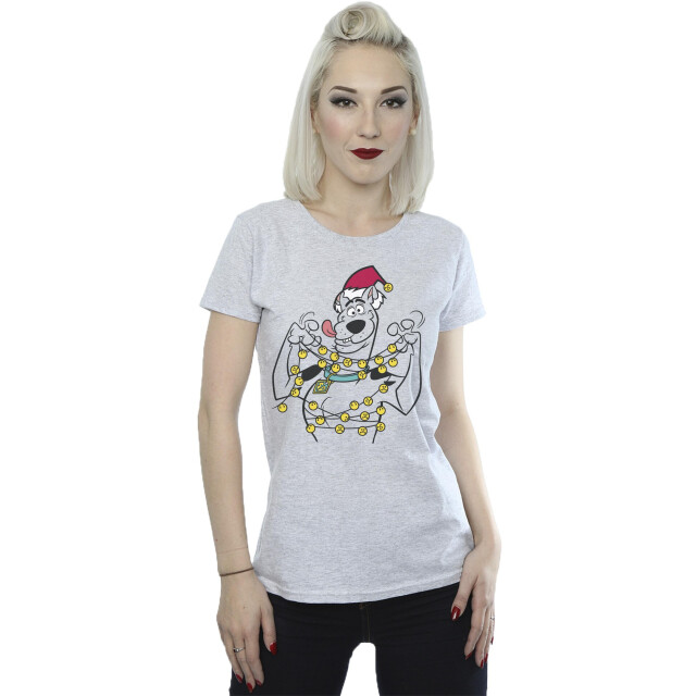 Li-cense Scooby doo dames kerstklokken katoenen t-shirt UTBI38764_sportsgrey large