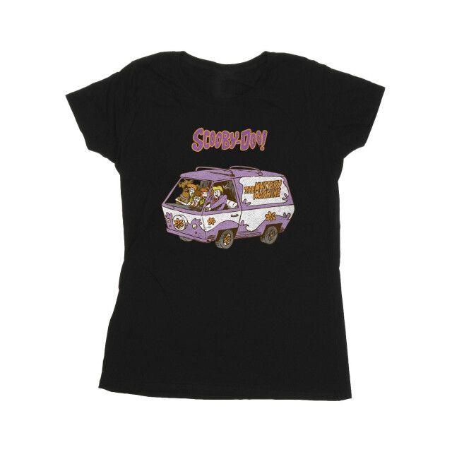 Li-cense Scooby doo dames mystery machine van katoenen t-shirt UTBI38762_black large