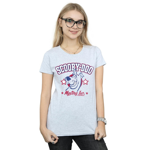 Li-cense Scooby doo dames collegiate mystery inc katoenen t-shirt UTBI38740_sportsgrey large