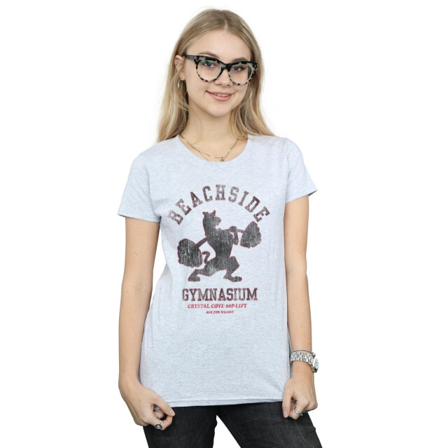 Li-cense Scooby doo dames beachside gymnasium katoenen t-shirt UTBI38580_sportsgrey large