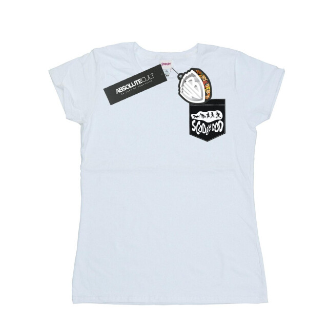 Li-cense Scooby doo dames faux pocket katoenen t-shirt UTBI38603_white large