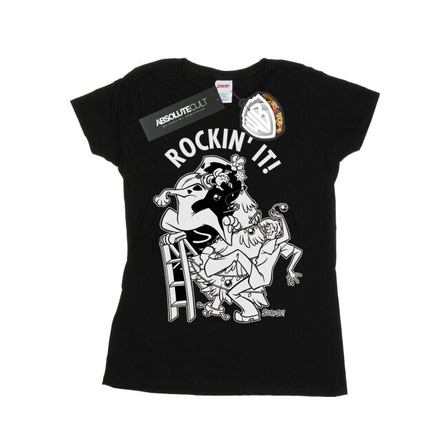 Li-cense Scooby doo dames rockin´ it kerst katoenen t-shirt UTBI38620_black large